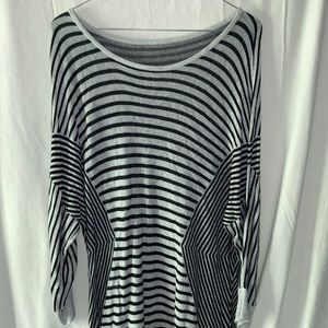 Kmart hi/low striped sweater